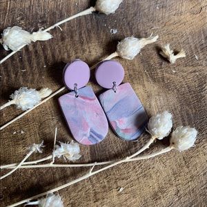 Handmade polymer clay earrings in the style Deanna